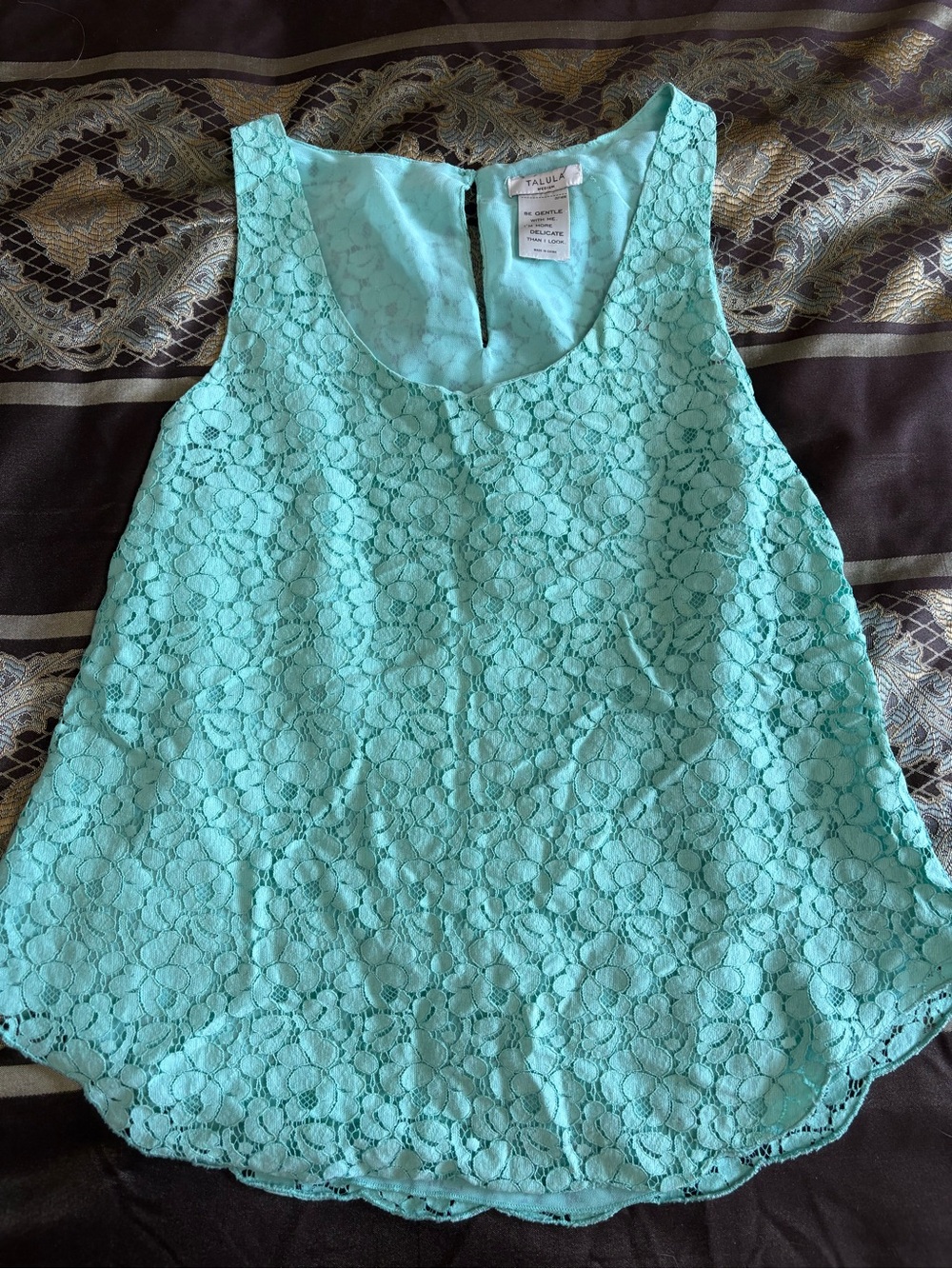 Aritzia Talula Lace Camisole in Mint